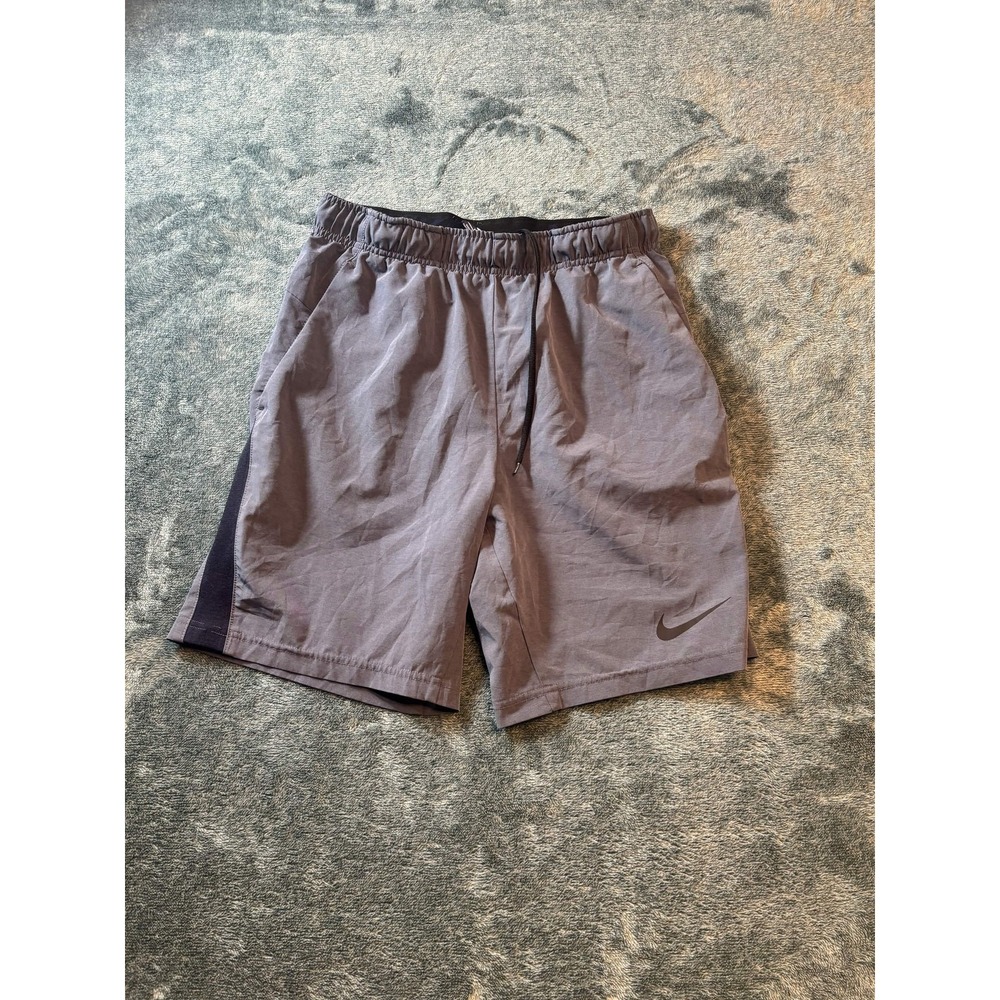 Nike Mens Dri-Fit Athletic Shorts Gray Size S Woven Running Pockets 3317